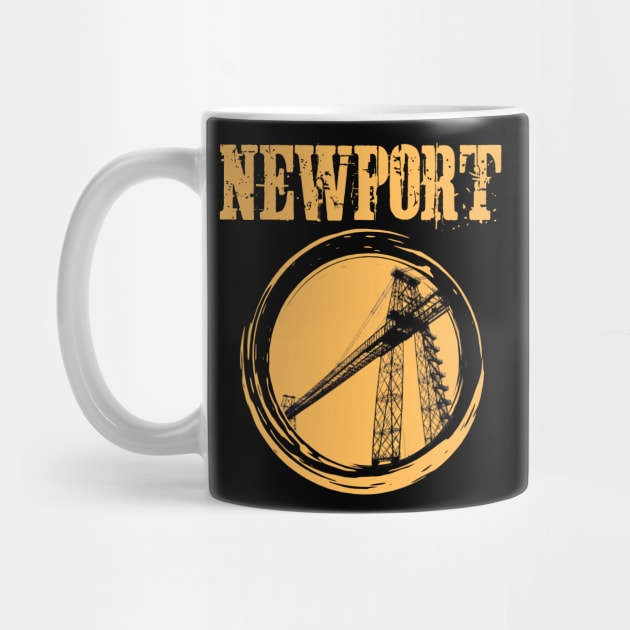 Newport Transporter Bridge, Newport supporter by Teessential